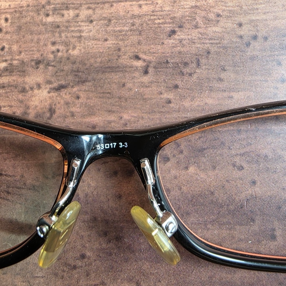 Kate Spade New York Janene 0X90 Brown Orange‎ Gingham Cat Eye Eyeglass 53-17-135 - Picture 4 of 10